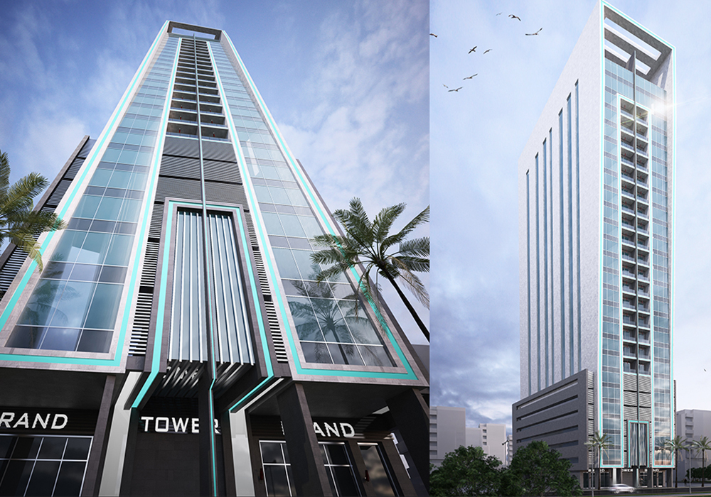 مبنى تجاري وسكني